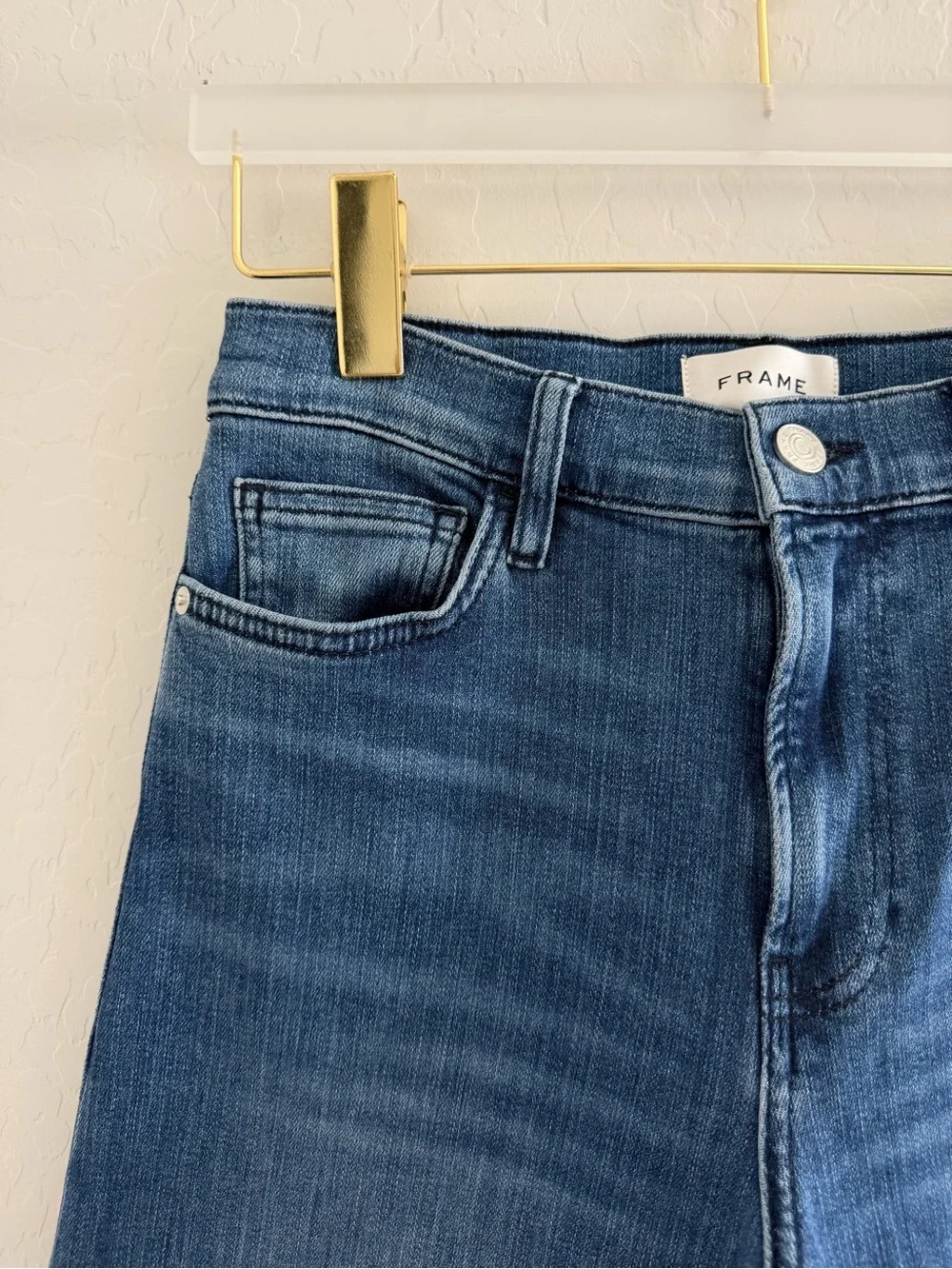 Frame Le Palazzo Crop Wide Leg Flare Jeans Size 28 - Picture 6 of 12